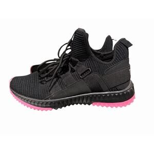 US Polo Assn Women’s Sneakers Size 7 Black Pink Athletic Walking Shoes